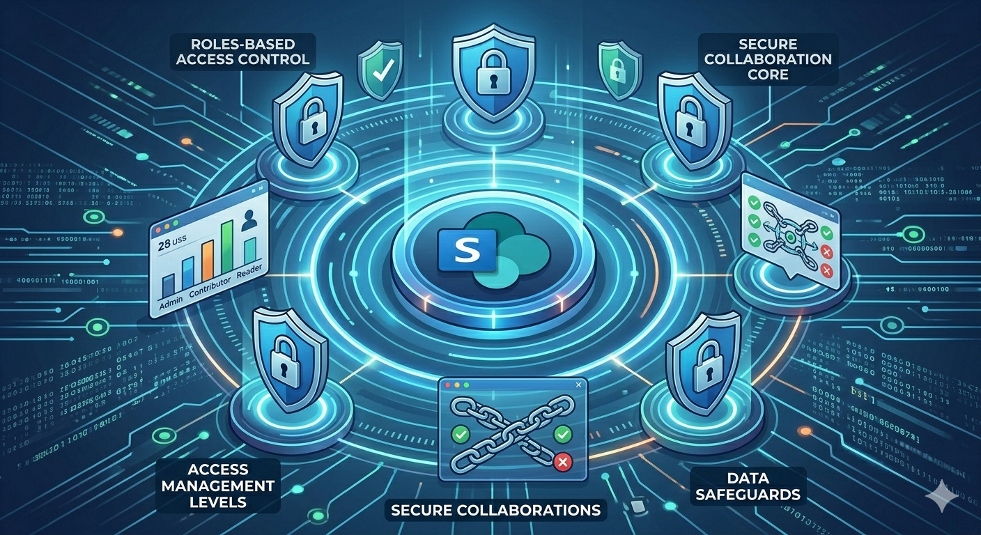SharePoint permissions overview with access control model