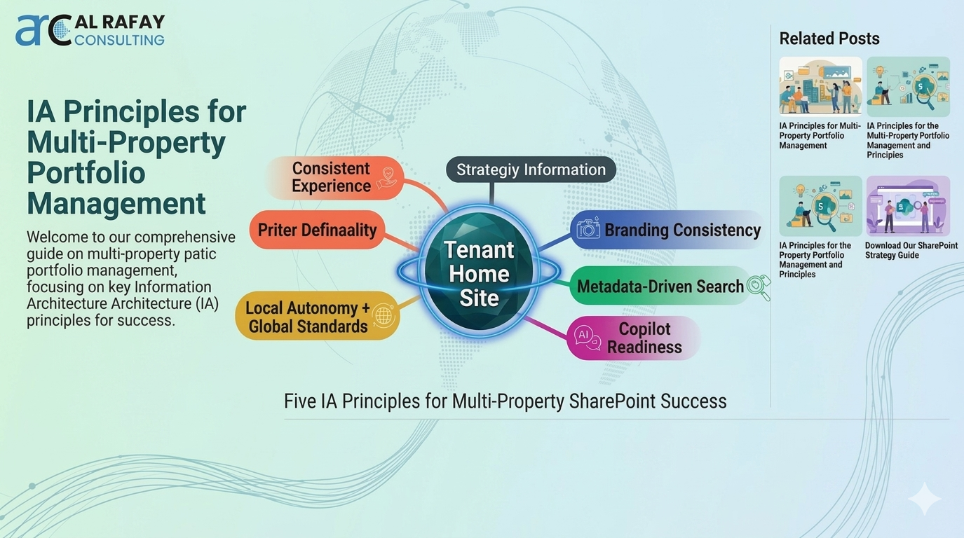 SharePoint Information Architecture for Multi-Property Portfolios: The 2026 Complete Guide