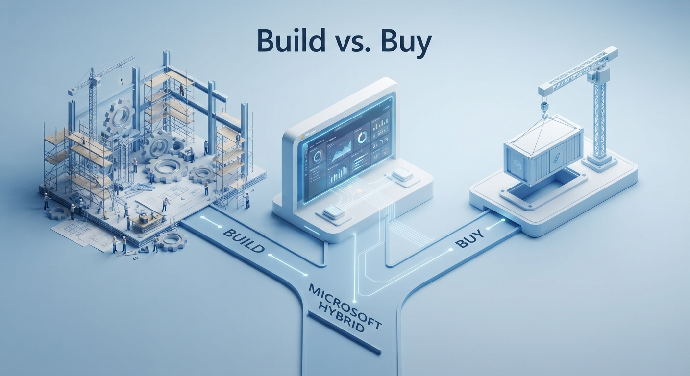 Build versus buy decision framework for embedded BI