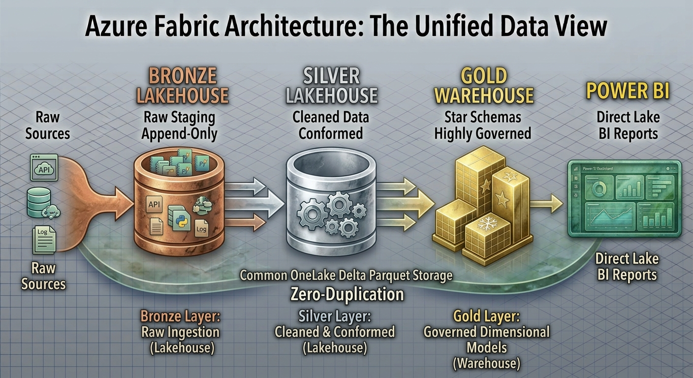 Hybrid Fabric rollout roadmap for lakehouse and warehouse workloads