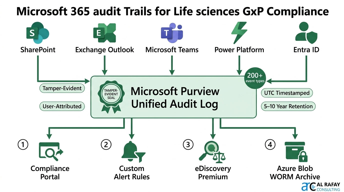 Power Platform governance architecture for GxP-regulated life sciences workflows: Dev, UAT, and Production environments with DLP and Managed Environments