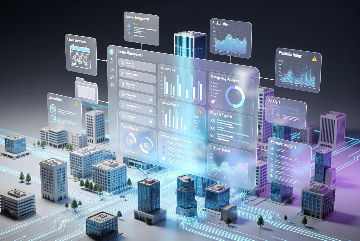 PropertArc dashboard with connected property operations